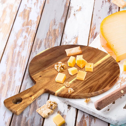 Round Wooden Chopping Board Cutting Kitchen Supplies Boards Accessories Large Kitchens Wood Accessory Items Cutting Board Large
