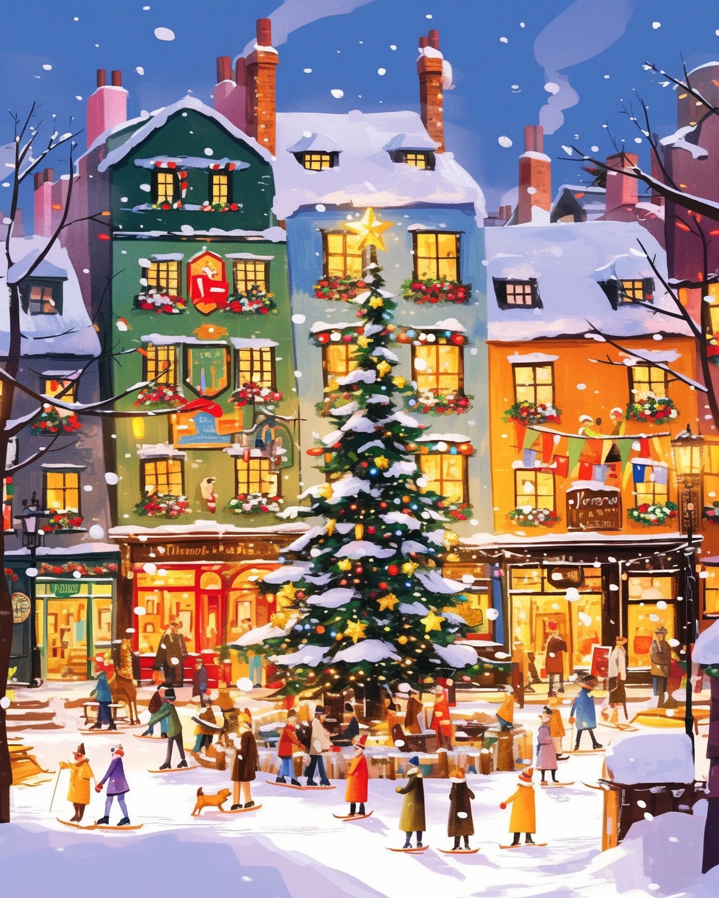 Paint by Numbers Kit for Adults，children，Beginner to Advanced NumberOil Paintin ，Home Decor ，DIY Art Scenery Oil Paintin 40X50CM
