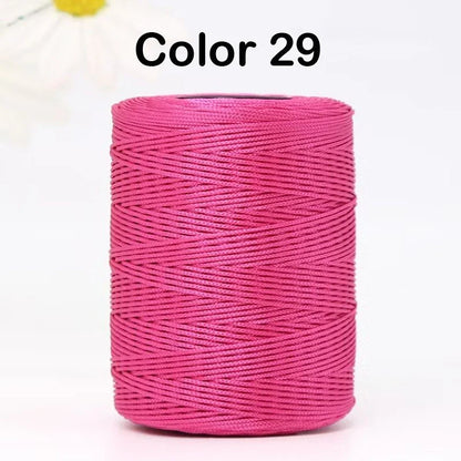 100g/Roll 1mm 230 Meters Ice Silk Summer Crochet Yarn for DIY Knitting Bag Shoes Hat Hollow Polyester Rope Thread Handmade Craft