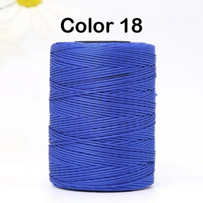 100g/Roll 1mm 230 Meters Ice Silk Summer Crochet Yarn for DIY Knitting Bag Shoes Hat Hollow Polyester Rope Thread Handmade Craft