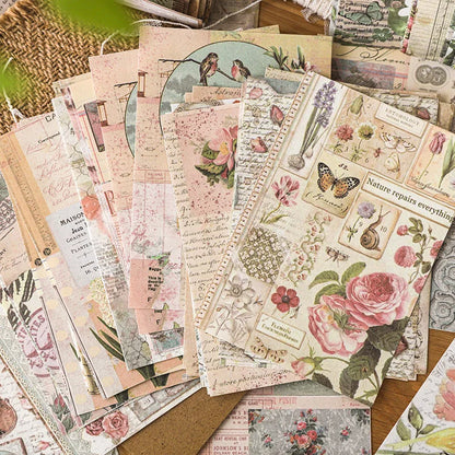 Vintage Series Scrapbooking 100Pcs/Pack Past Stories