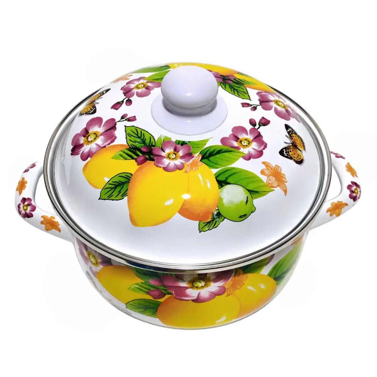 Enamel Pot Stewed Soup Noodles Hot Pot Household Goods Kitchen Cookware Thickened Large Capacity Stock Pot