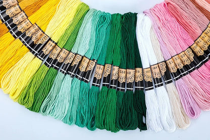 Mix Colors Embroidery Thread Cotton Sewing Skeins Craft Cross Stitch Floss Kit Line DIY Tools Make Bracelets
