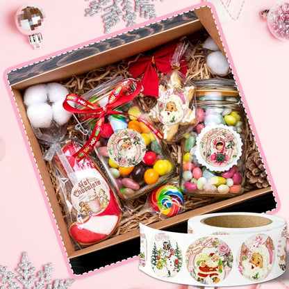 Christmas Stickers for Envelope 500pcs 1inch