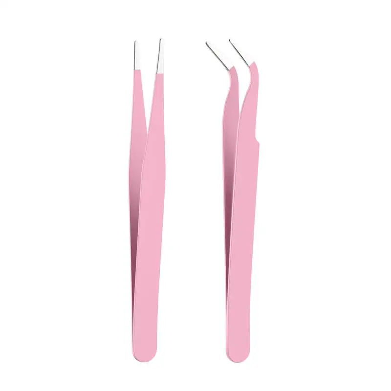 Stainless Steel Tweezers Scrapbook Sticker Tape Picking Straight Head Elbow Tweezers DIY Junk Journal Album Crafts Supplies