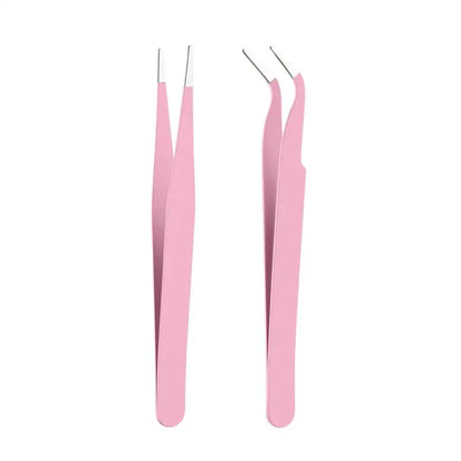 Stainless Steel Tweezers Scrapbook Sticker Tape Picking Straight Head Elbow Tweezers DIY Junk Journal Album Crafts Supplies