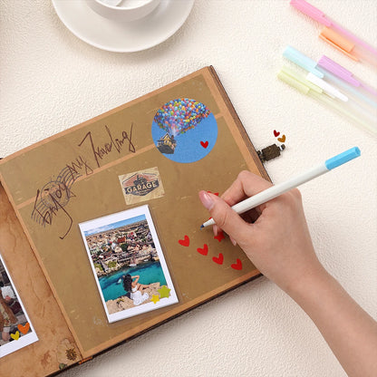Our Adventure Book 146 Page DIY Scrapbook for Travel Memories Unique Wedding & Anniversary Gift Retro Kraft Photo Album
