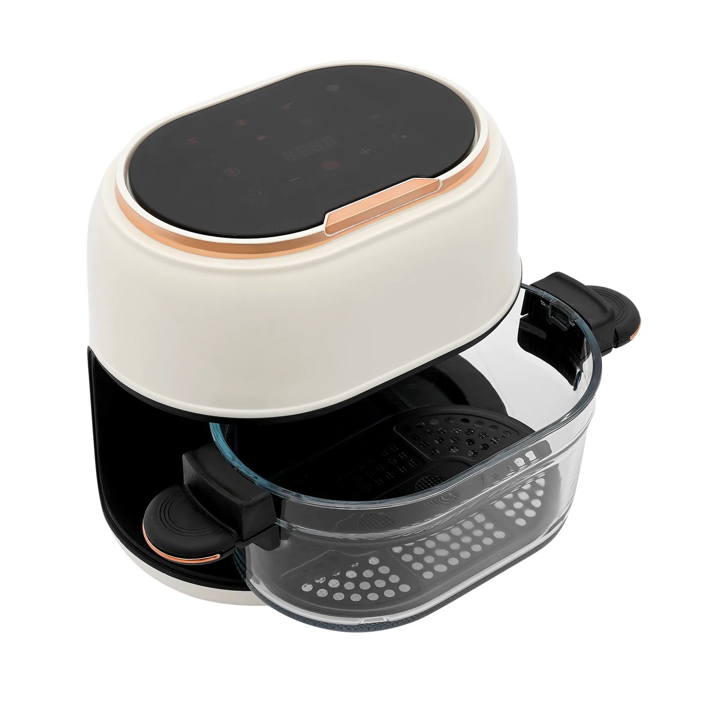4L 1350W Multifunctional Touchscreen Air Fryer With Timer Function Adjustable Temperature for Frying and Baking Various Foods