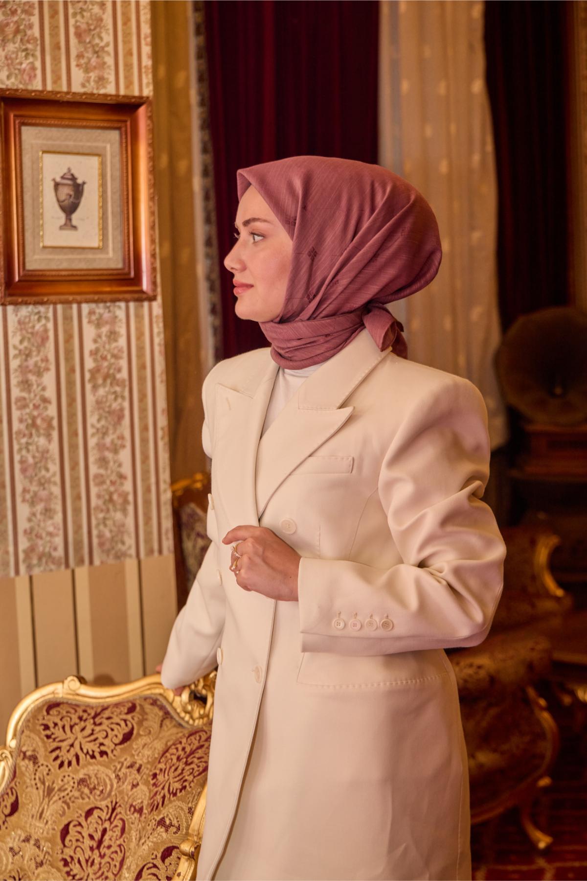 Monogram bomullssidenscarf 130001-01 (new-v3)